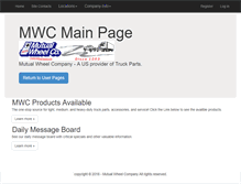Tablet Screenshot of mutualwheelco.com